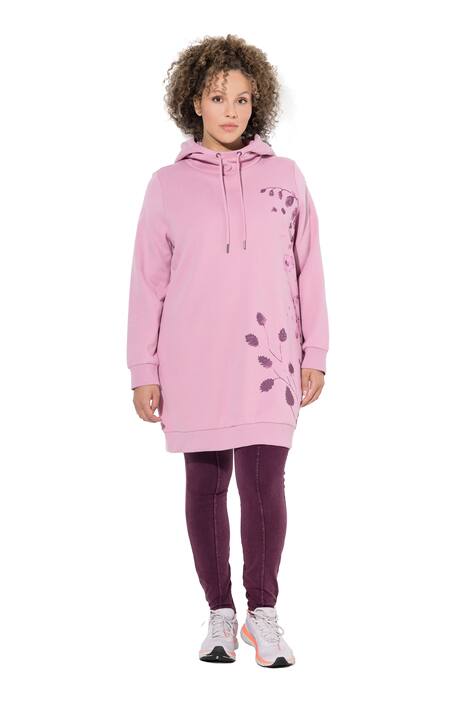 Mikina s kapucí, oversize, tráva, kapsy, dlouhé rukávy