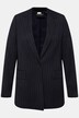 Blazer, rayures fines, col à revers, fente dans le dos