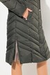 Puffer-Mantel, Kapuze abnehmbar, Stehkragen, Zipptaschen