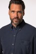 Chemise en maille piquée. Coupe Modern Fit, délavage acid washed. Manches longues et col Kent. Jusqu'au 8 XL.