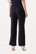 Pantalon de tailleur, fines rayures, taille confortable, jambe droite