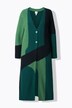 Long-Strickjacke, Struktur, V-Ausschnitt, Biobaumwolle