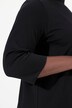 Maglia dal taglio svasato in cotone Pima con collo alto e maniche a 3/4