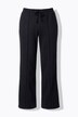 Joggingbroek, bies, wijde pijpen, elastische tailleband