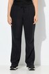 Joggingbroek, bies, wijde pijpen, elastische tailleband
