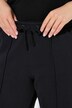 Joggingbroek, bies, wijde pijpen, elastische tailleband