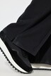 Joggingbroek, bies, wijde pijpen, elastische tailleband