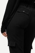 Cargo broek Mandy, wijde pijpen, comfortabele tailleband