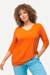 T-shirt technique, antibactérien, col en V et manches longues