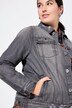 Veste en jean, coupe Regular Fit, denim look destroy, col chemise et manches longues