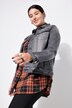Veste en jean, coupe Regular Fit, denim look destroy, col chemise et manches longues