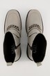 Bottines Chelsea en cuir, chaîne, tige très haute, largeur H