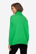 pullover, høj krave, lange ærmer, konstraststriber