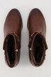 Bottines en cuir Caprice, chaîne décorative, fermeture éclair, largeur G