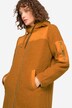 Hoodie-jakke, teddyfleece, hætte, lange ærmer, OEKO-TEX