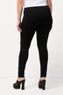 Pantalon Sarah, jambe slim, bas de jambe zippé, taille élastique