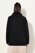 jumper, regular fit, ståkrave, lynlås lukning, lange ærmer