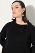 jumper, regular fit, ståkrave, lynlås lukning, lange ærmer