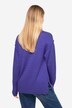 Pull en laine mélangée, col montant et manches longues