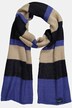 Écharpe à rayures colorées extra-longue, avec pourcentage de laine