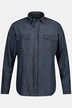 STHUGE denim overhemd, lange mouwen, modern fit, kentkraag, tot 8XL
