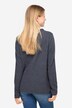 Sweat-shirt à imprimé oiseau, col montant et manches longues. Label OEKO-TEX