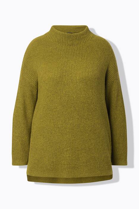 Poolopusero, joustinneulosta, oversize, pitkät hihat