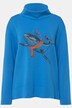 Sweat-shirt à col roulé, manches longues et imprimé baleine