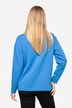 Sweat-shirt à col roulé, manches longues et imprimé baleine