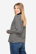 Sweatshirt, striber, troyerkrave, lange ærmer, OEKO-TEX