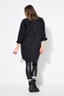 Chemisier oversized à patte de boutonnage et col de chemise