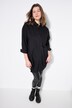 Chemisier oversized à patte de boutonnage et col de chemise