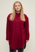 Chemisier oversized à patte de boutonnage et col de chemise
