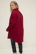 Chemisier oversized à patte de boutonnage et col de chemise