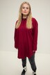 Chemisier oversized à patte de boutonnage et col de chemise