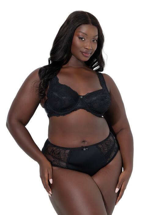 Midi kalhotky, mikrovlákno, postranní krajka