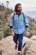 Jeanshemd, Langarm, Kentkragen, Modern Fit, bis 8 XL
