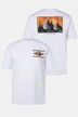 JAY-PI-T-shirt FLEXNAMIC®, Outdoor, korte ærmer, rygprint, QuickDry