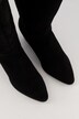 Veloursleder-Stiefel, XL-Schaft, Reißverschluss, Weite H