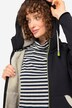 Sweat fabric hoodie jacket with long raglan sleeves and teddy fabric lining