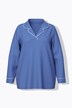 Pyjama, fraaie paspels, V-hals, lange mouwen