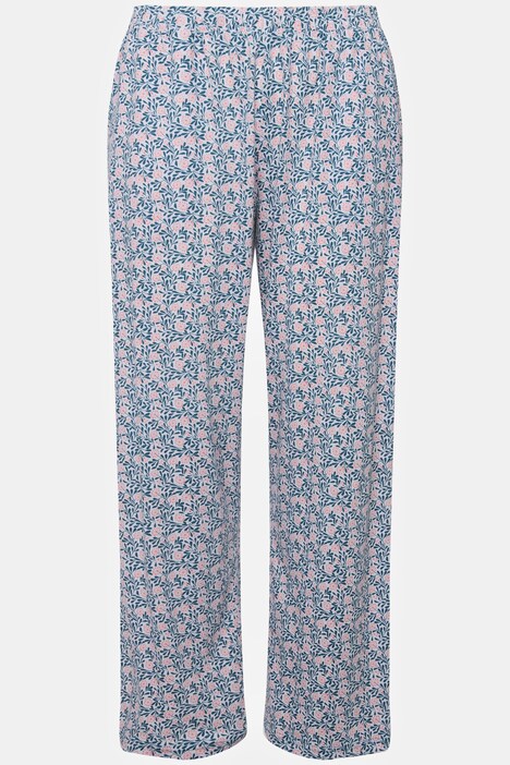 Embroidered Long Sleeve Pajama Set
