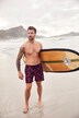 JAY-PI Badeshorts, Beachwear, Elastikbund, floraler Print