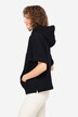 Sweat-slipover, vaffeljacquard, hætte, kængurulomme, OEKO-TEX