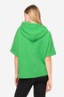 Sweat-slipover, vaffeljacquard, hætte, kængurulomme, OEKO-TEX