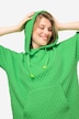 Sweat-slipover, vaffeljacquard, hætte, kængurulomme, OEKO-TEX