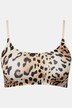 Brassière à bonnets souples avec imprimé léopard