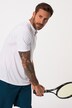 JAY-PI Henley, tennis, short sleeve, QuickDry, round neck, button placket