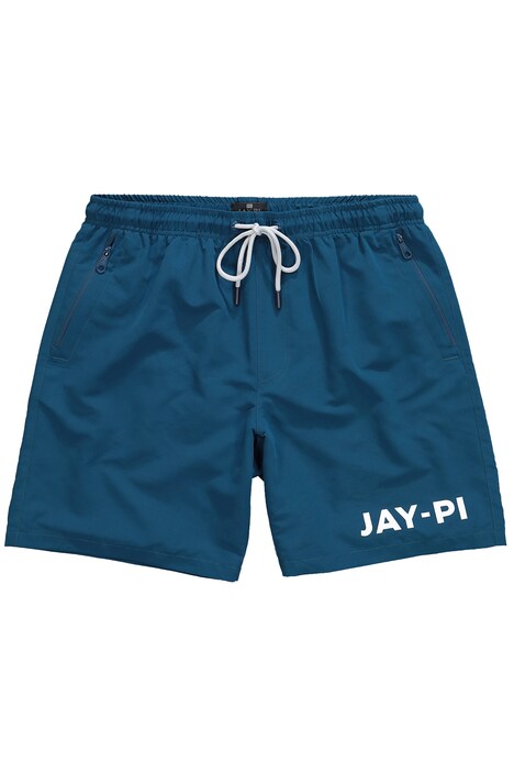 JAY-PI plavecké šortky, plážová móda, elastický pas, kapsy na zip