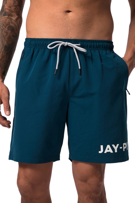 JAY-PI plavecké šortky, plážová móda, elastický pas, kapsy na zip